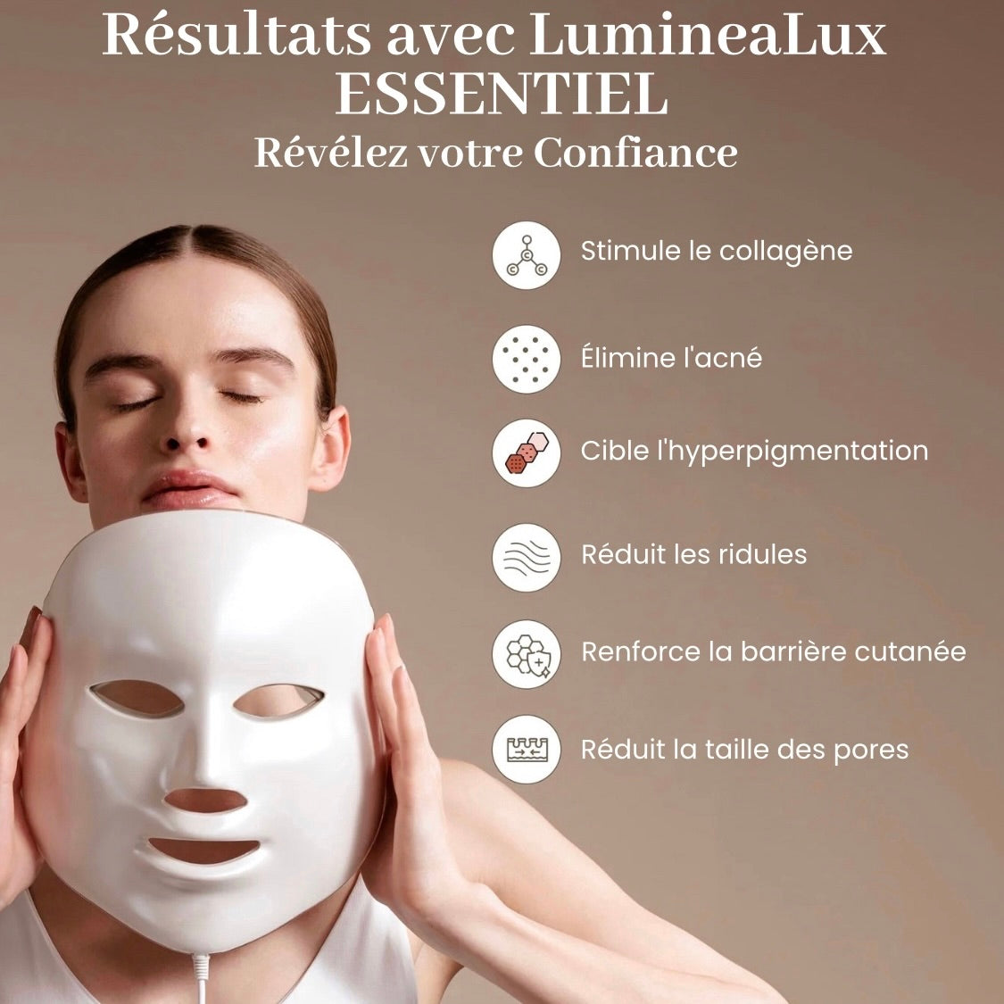 MASQUE LUMINEALUX "L'ESSENTIEL"